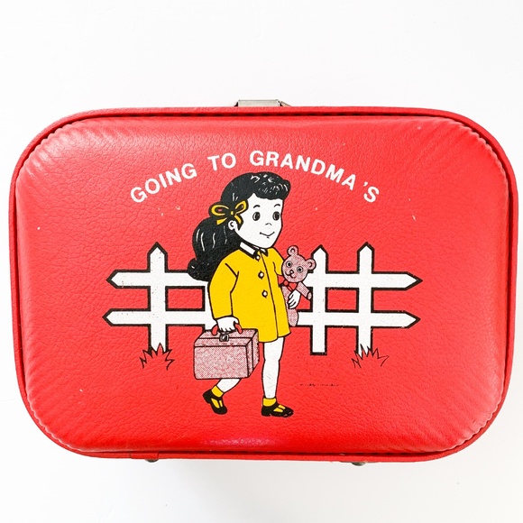 going to grandma's hard suitcase